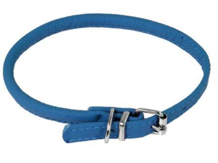 Soft Leather Rolled Collar - Keep Doggie Safe