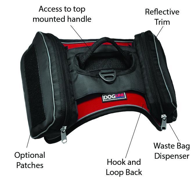 Dogline Quest Removable Utility Saddlebags