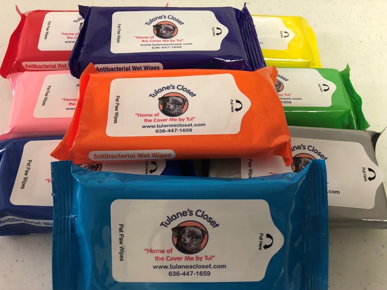 Tulane's Antibacterial Wet Wipes for Dogs