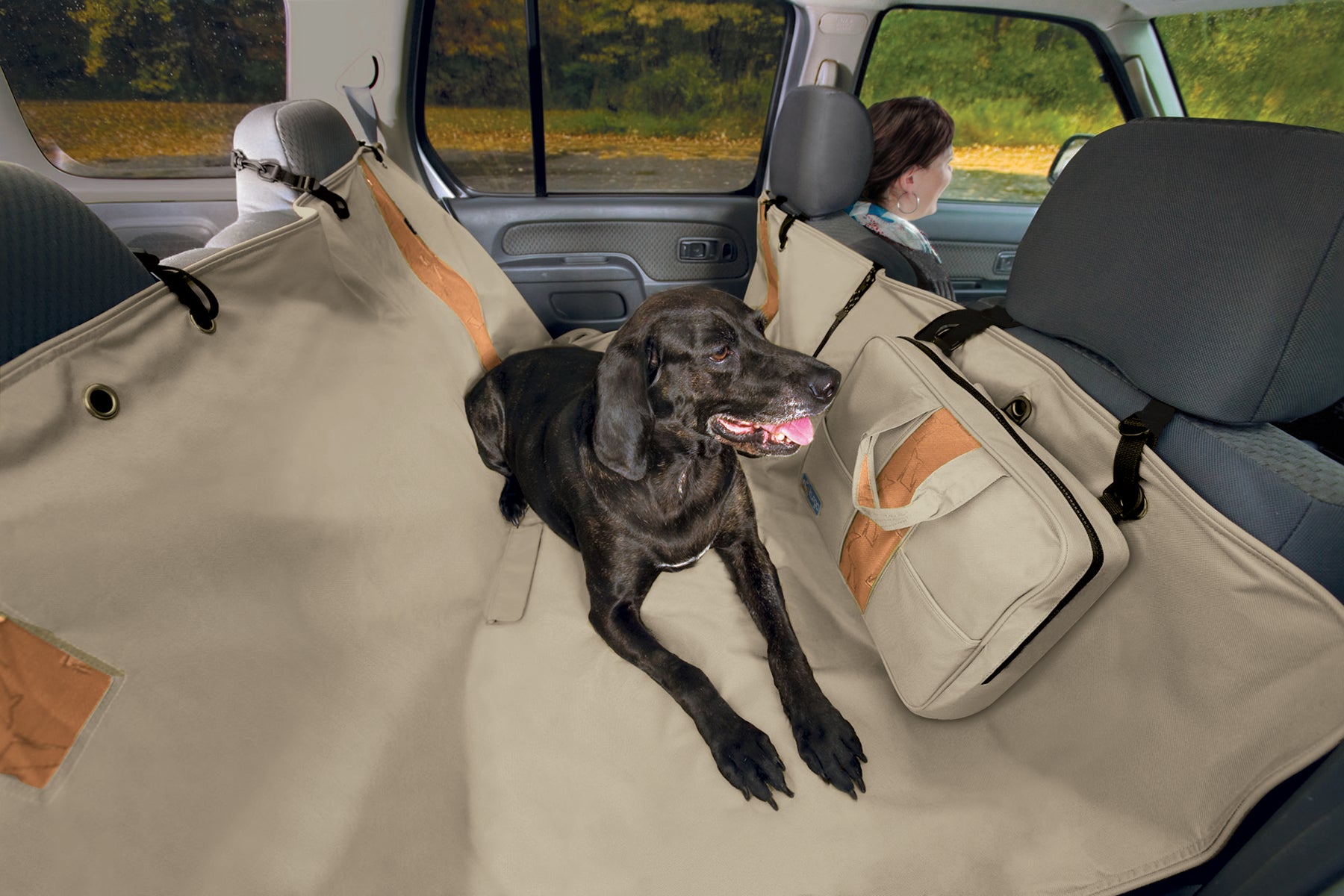 Kurgo Wander Bench Seat Cover autobeschermdeken - Zwart online kopen Kurgo Wander Bench Seat Cover autobeschermdeken - Zwart online kopen