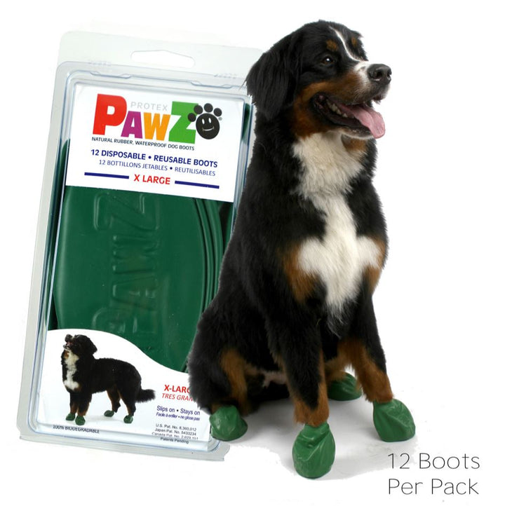 Pawz Rubber Dog Boots KeepDoggieSafe Keep Doggie Safe