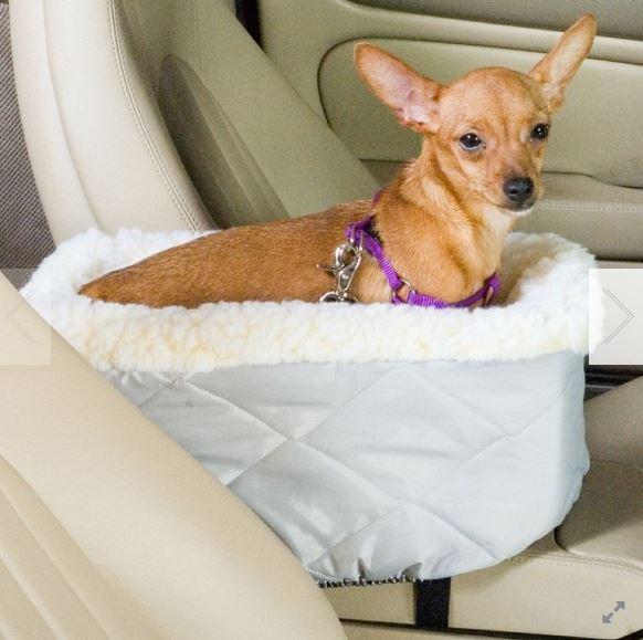 Snoozer Center Console Dog Car Seat KeepDoggieSafe Keep Doggie Safe