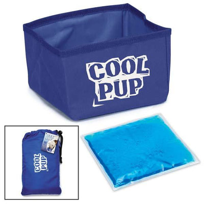 Cool Pup Portable Cooling Water Bowl For Dogs - Keep Doggie Safe