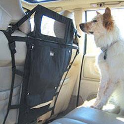Dog Seat Barrier -Keeps You Both Safe - Keep Doggie Safe