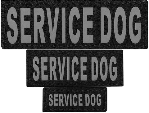 Dogline Reflective Service Dog Patch (Set of 2)