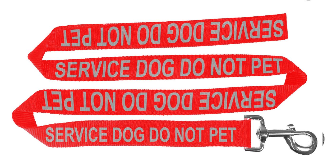 Dogline Reflective Nylon Service Dog Leash