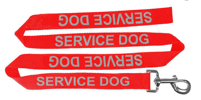 Dogline Reflective Nylon Service Dog Leash